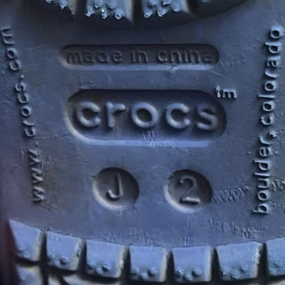 Little Kids Unisex Crocs Royal Blue BayBand Crocband Ii Sandals Size J 2 - Picture 5 of 9